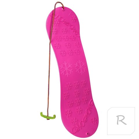 Snowboard Ślizgacz Ślizg Jabłuszko dla Dzieci MARMAT Pink 72 cm