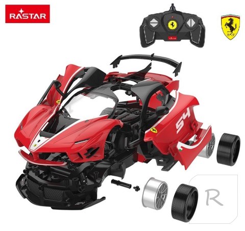 Samochód zdalnie sterowany Rastar 96900 Ferrari 1:18 zestaw do złożenia