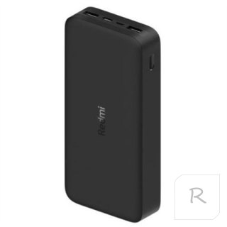 Xiaomi | Redmi Fast Charge Power Bank | 20000 mAh | Black