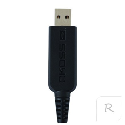 Koss | CS100USB | Słuchawki | Przewodowe | Nauszne | Mikrofon | Redukcja szumów | Złote