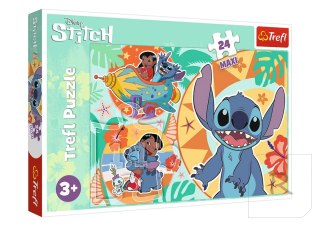 Puzzle 24el. Maxi Wesoły Dzień Lilo&Stich Trefl 14365