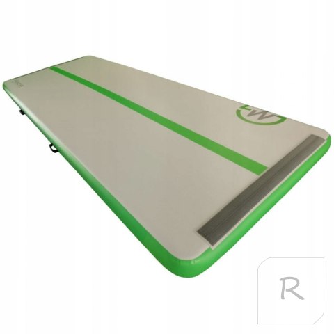 AirTrack Dmuchana Mata Gimnastyczna MASTER 400 x 150 x 20 cm Grey-Green