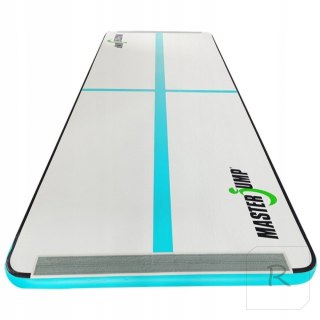 AirTrack Dmuchana Mata Gimnastyczna MASTER S-Pro 400 x 150 x 10 cm Grey-Teal