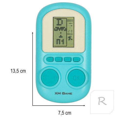 Gra elektroniczna zręcznościowa konsola przenośna niebieski