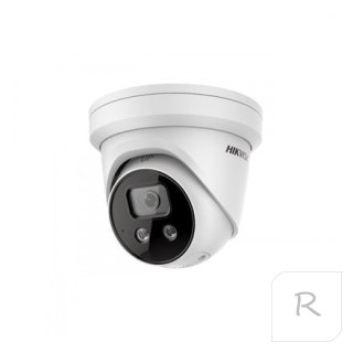 Hikvision | Kamera IP zasilana przez DARKFIGHTER | DS-2CD2346G2-ISU/SL F2.8 | Kopułkowa | 4 MP | 2,8 mm | Zasilanie przez Ethern