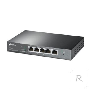 TP-LINK | SafeStream Multi-WAN VPN Router | TL-ER605 | 802.1q | Mbit/s | 10/100/1000 Mbit/s | Porty Ethernet LAN (RJ-45) 1 Stały