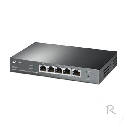 TP-LINK | SafeStream Multi-WAN VPN Router | TL-ER605 | 802.1q | Mbit/s | 10/100/1000 Mbit/s | Porty Ethernet LAN (RJ-45) 1 Stały