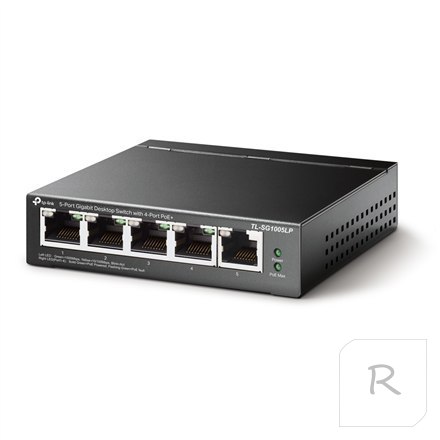 TP-LINK | Switch | TL-SG1005LP | Unmanaged | Desktop | Mbit/s | 10/100 Mbps (RJ-45) ports quantity | Antenna type | PoE ports qu