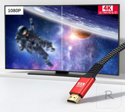 Kabel HDMI - HDMI 4K 7,5 m 60 Hz 3D HDR UHD JSAUX