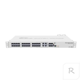 MikroTik | Cloud Router Switch CRS328-4C-20S-4S+RM | Porty SFP w ilości 20 | 12 miesięcy | Możliwość montażu w szafie | Porty 1