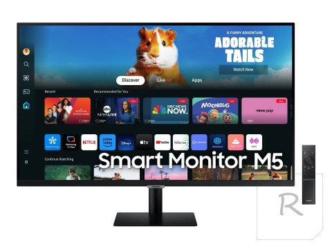 Samsung LS27DM500EUXDU 27" M5 M50D FHD Smart Monitor 1920x1080/16:9/250cd/m2/4ms, HDMI, USB | Samsung