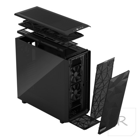 Fractal Design | Meshify 2 XL Dark Tempered Glass | Black | Power supply included | ATX