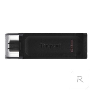 Kingston | DataTraveler 70 | 64 GB | USB-C | Czarny