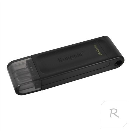 Kingston | DataTraveler 70 | 64 GB | USB-C | Czarny