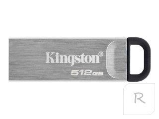 Pamięć Flash USB Kingston DataTraveler Kyson, 512 GB, Typ-A USB 3.2 Gen 1, Kolor Srebrny.