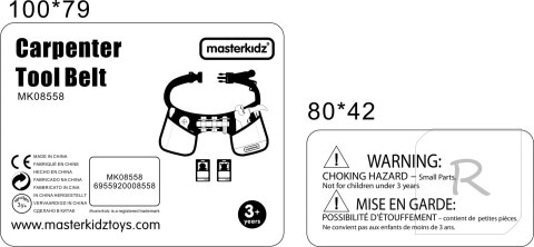 Pas Z Narzędziami Stolarza 12 Elementów Masterkidz