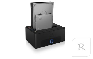 Stacja dokująca Raidsonic | Icy Box | IB-1232CL-U3, 2x SATA 2,5" i/lub 3,5" do 1x USB 3.2 Gen 1 Host + UASP