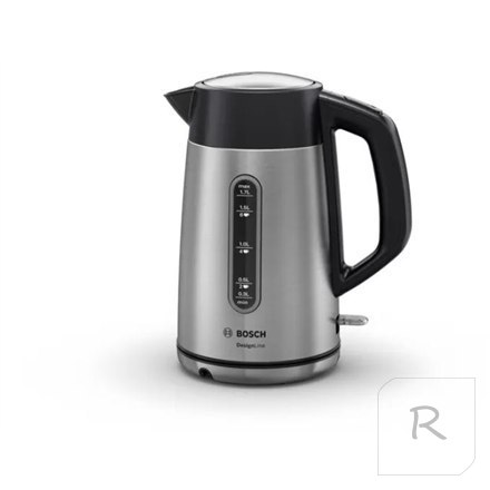 Bosch | Kettle | DesignLine TWK4P440 | Electric | 2400 W | 1.7 L | Stainless steel | 360° rotational base | Stainless steel/Blac