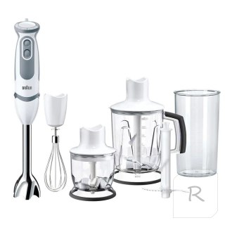 Braun | MQ5245 | 1000 W | MultiQuick 5 Vario Hand Blender | Hand Blender | Number of speeds 21 | Turbo mode | Chopper | Ice crus