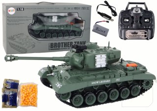 Czołg Leopard RC Zdalnie Sterowany Armata 1:18 Szary