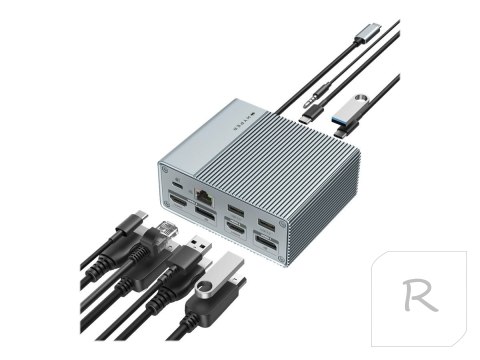 Stacja dokująca USB-C HyperDrive GEN2 12 w 1 | Porty Ethernet LAN (RJ-45) 1 | Ilość portów HDMI 2