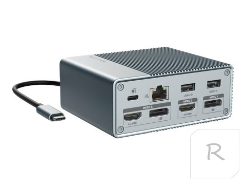 Stacja dokująca USB-C HyperDrive GEN2 12 w 1 | Porty Ethernet LAN (RJ-45) 1 | Ilość portów HDMI 2