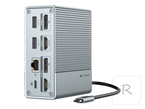 Stacja dokująca USB-C HyperDrive GEN2 12 w 1 | Porty Ethernet LAN (RJ-45) 1 | Ilość portów HDMI 2