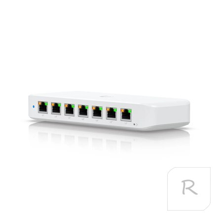 Ubiquiti Rackmountable | Porty 1 Gbps (RJ-45) w ilości 8 | Porty PoE/Poe+ w ilości 7 | Switch | USW-Ultra | Zarządzany L2