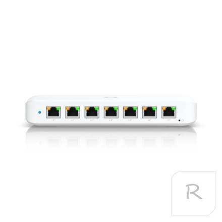 Ubiquiti Rackmountable | Porty 1 Gbps (RJ-45) w ilości 8 | Porty PoE/Poe+ w ilości 7 | Switch | USW-Ultra | Zarządzany L2