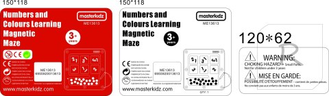 MASTERKIDZ Tablica Magnetyczna Nauka Liczenia