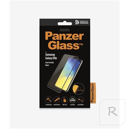 PanzerGlass | Screen protector - glass | Samsung Galaxy S10e | Tempered glass | Black | Transparent