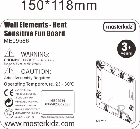 Tablica Edukacyjna Ciepłoczuła Reagująca Na Ciepło Masterkidz
