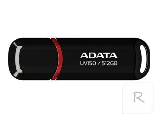 Pamięć masowa USB ADATA UV150 512GB USB 3.2 Gen1 w kolorze czarnym