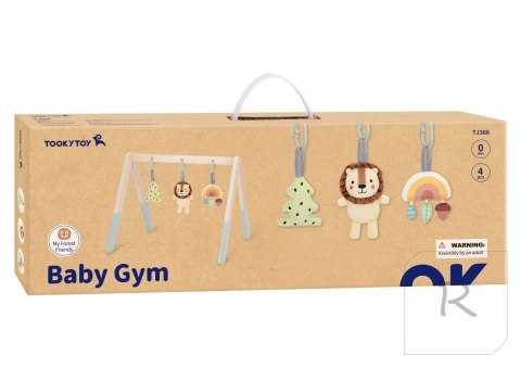 TOOKY TOY Baby Gym Stojak Edukacyjny Gimnastyczny 3 Zawieszki