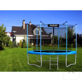 Trampolina ogrodowa 10ft/312cm z siatką wewnętrzną i drabinką Neo-Sport