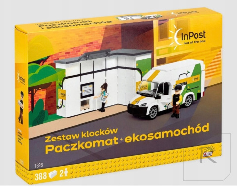 ZESTAW KLOCKÓW PACZKOMAT + EKOSAMOCHÓD COBI 1328