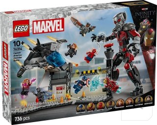 LEGO(R) SUPER HEROES 76314 Kapitan Ameryka: Wojna...