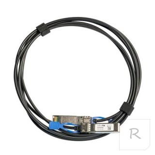 MikroTik | Kabel 25GBase Direct Attach | XS+DA0003 | SFP/SFP+/SFP28 | Maksymalna odległość transferu 3 m | Obsługa SFP 1G/SFP+ 1