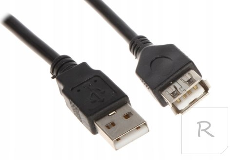 KABEL PRZEWÓD PRZEDŁUŻACZ USB 2.0 WTYK-GNIAZDO PRZEDŁUŻKA 1,8M