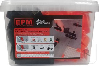 SYSTEM UKŁADANIA PŁYTEK EASY LEVELING 50 KLIN+ 100 KLIPS 1MM EPM PROFESSIONAL