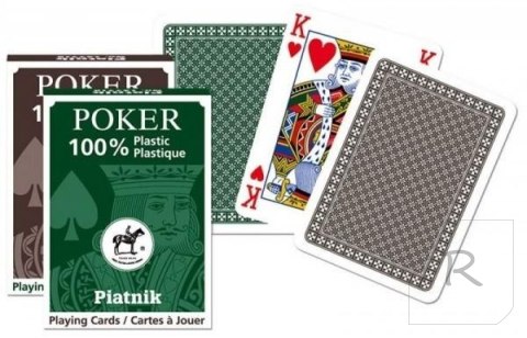 Karty pojedyńcze talie "plastik Poker" PIATNIK