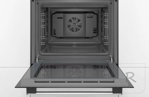 Bosch | HBF010BR1S | Oven | 66 L | A | Multifunctional | Manual | Height 59.5 cm | Width 59.4 cm | Stainless steel