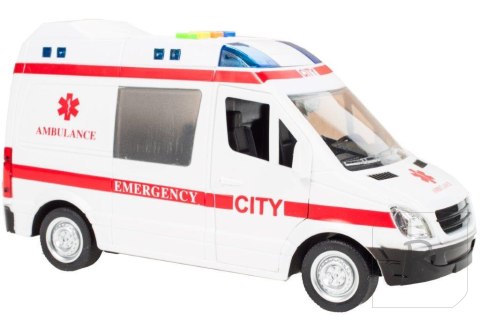 Karetka ambulans z dźwiękiem napędem 1:16