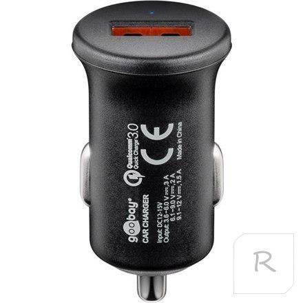 Goobay 45162 Quick Charge QC3.0 USB car fast charger