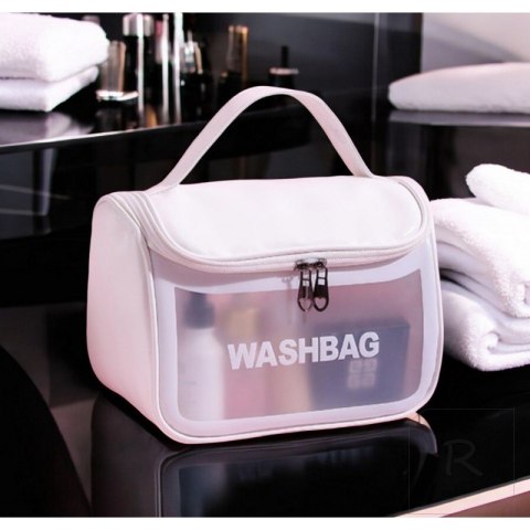 Kosmetyczka rozkładana WASHBAG kuferek biały KS46B