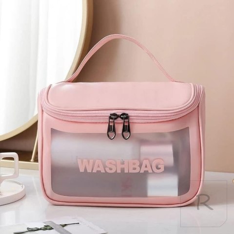 Kosmetyczka rozkładana WASHBAG kuferek biały KS46B