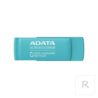 ADATA Pamięć USB UC310 ECO 256 GB Zielony