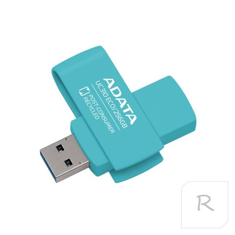 ADATA Pamięć USB UC310 ECO 256 GB Zielony