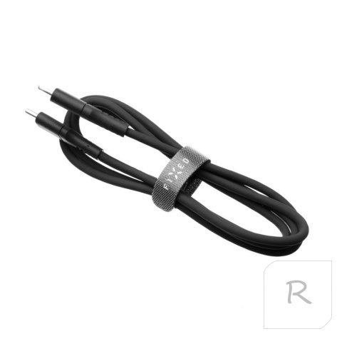 Fixed | Liquid Silicone Cable USB-C/USB-C, 2m, 60W | FIXDLS-CC2-BK