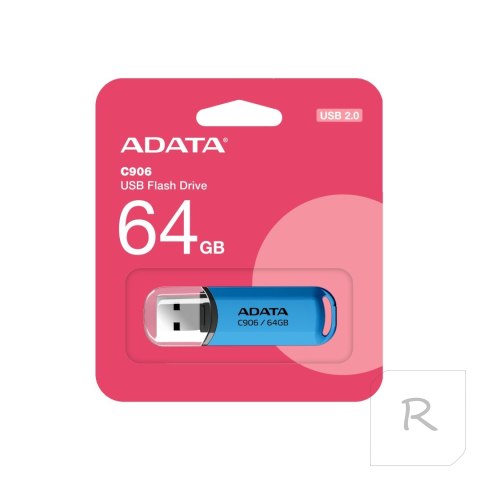 Pamięć USB ADATA C906 64 GB - Niebieski